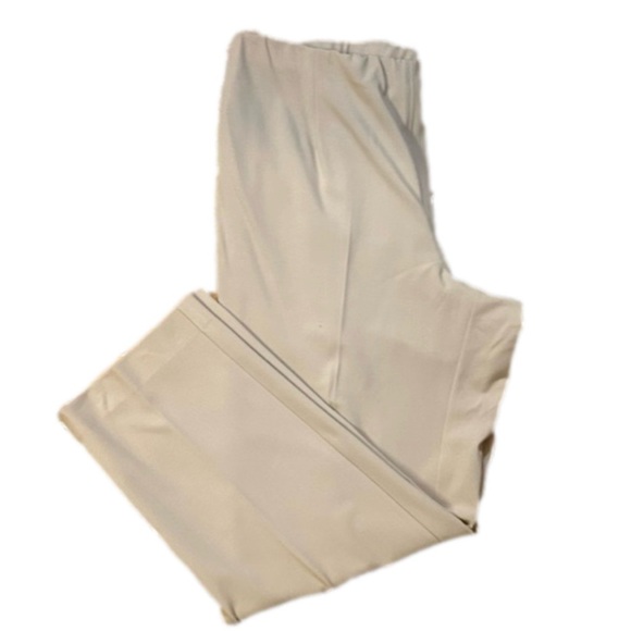 18W Worthington Stretch tan side zip & button boot cut trousers - Picture 5 of 13